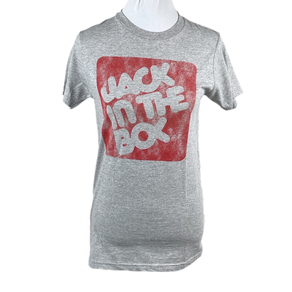 Jack in the Box T-Shirt, Gray, Small